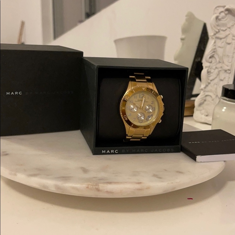 Marc by Marc Jacobs Gold Watch